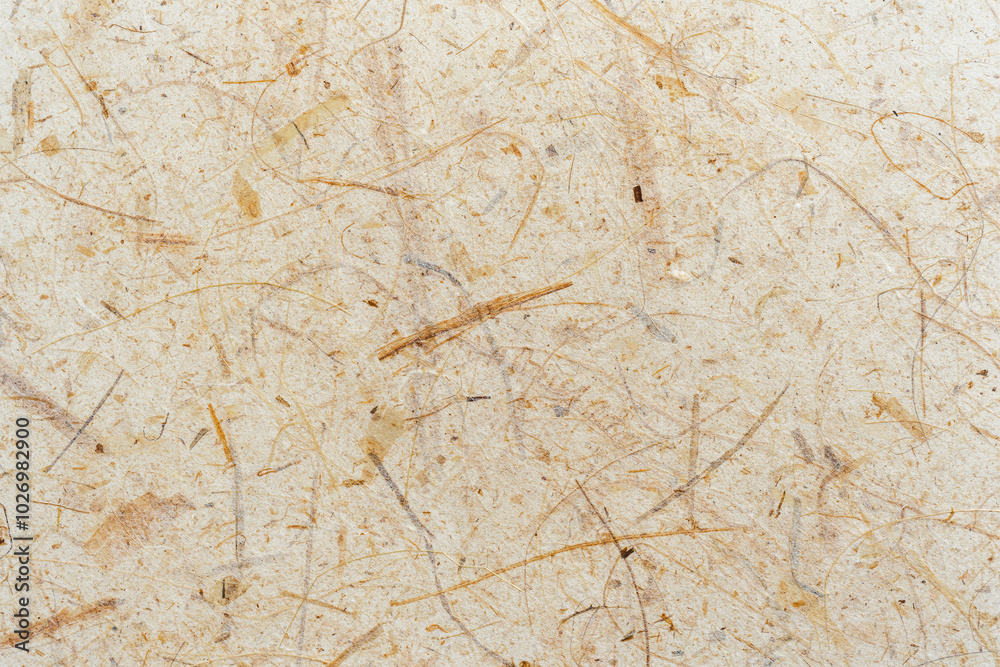 Washi Paper Texture Background with Natural Fibers Washi Paper Texture Background with Natural Fibers