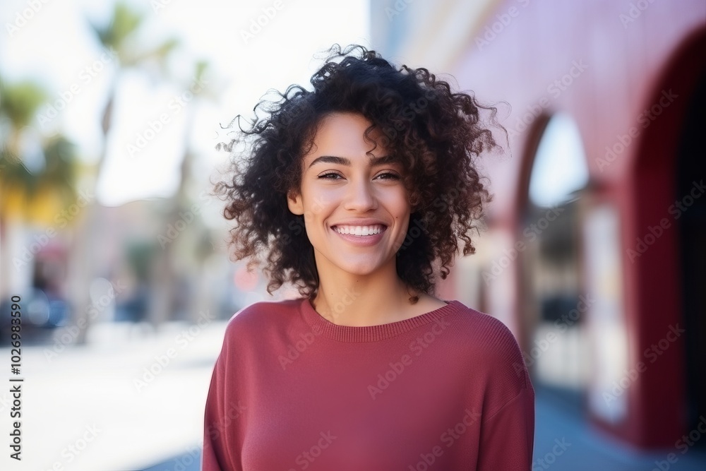 Portrait of a beautiful young african american woman smiling outdoors Portrait of a beautiful young african american woman smiling outdoors