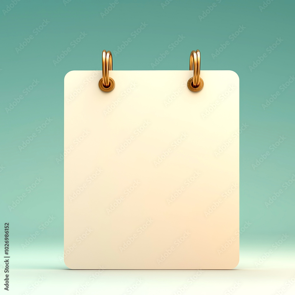 Minimalist calendar icon with smooth paper texture for organizational design Minimalist calendar icon with smooth paper texture for organizational design
