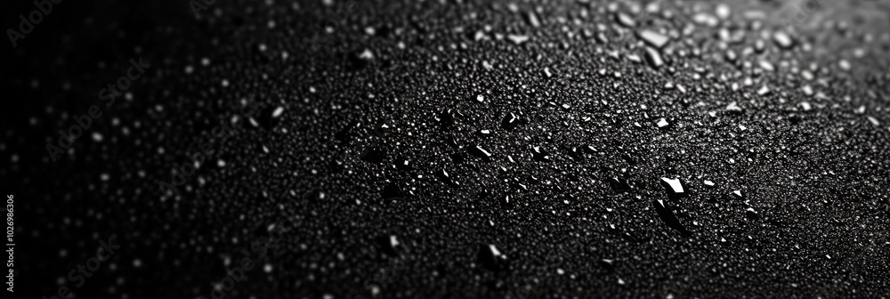 Obraz premium black metallic sparkle texture 