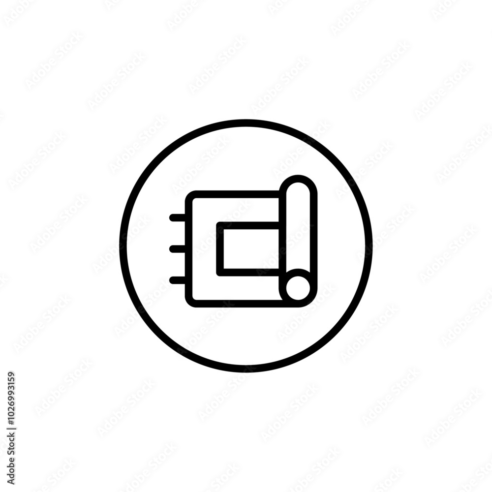 Carpet icon Thin vector set Carpet icon Thin vector set