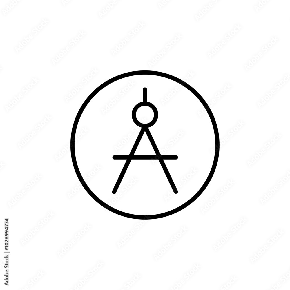 Measure icon Thin vector set Measure icon Thin vector set