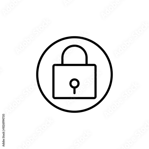 Free Download Lock icon Thin vector set - GFXLoad