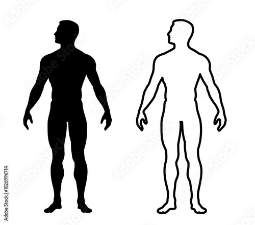 Mann Silhouette 