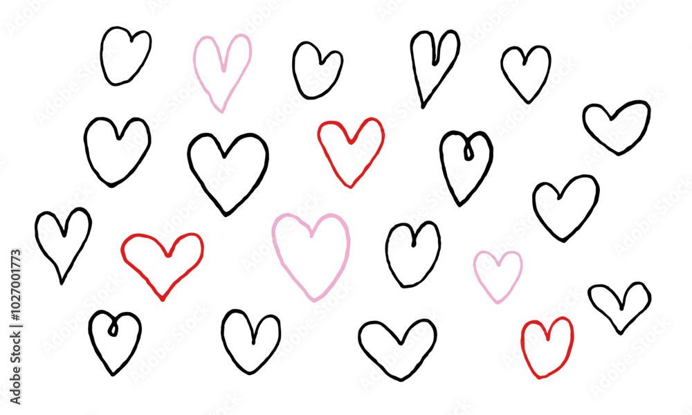 Rough heart shape doodle. Ink pen texture. Hand drawn illustration vector. Rough heart shape doodle. Ink pen texture. Hand drawn illustration vector.