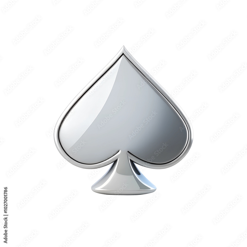 Silver Bodhi Flower Icon isolated on transparent background