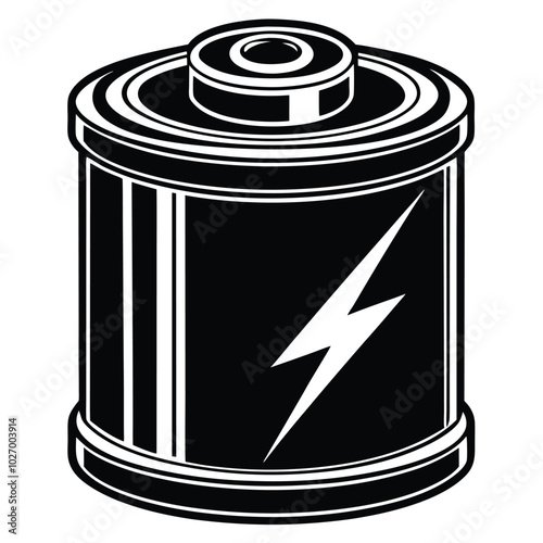 Battery vector illustration.