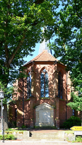 Historical Church in the Town Bad Bederkesa, Lower Saxony photo