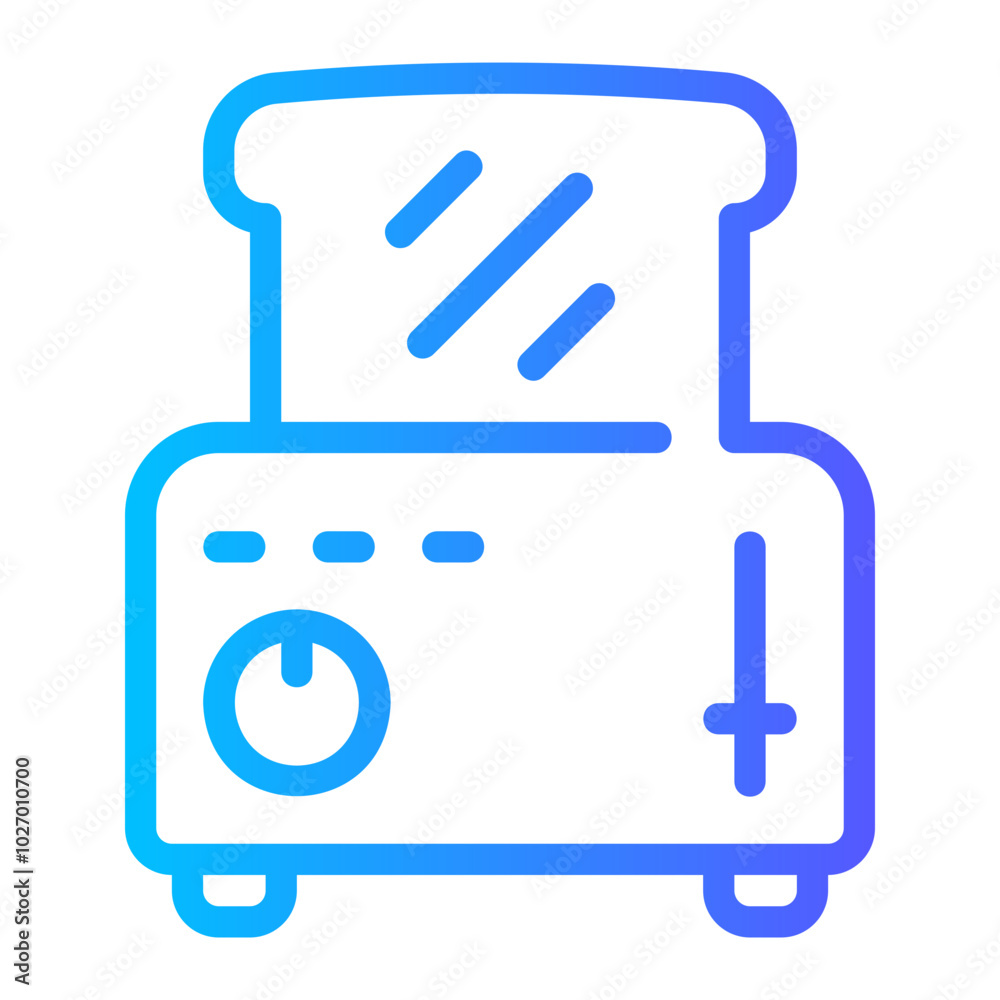 toaster gradient icon toaster gradient icon