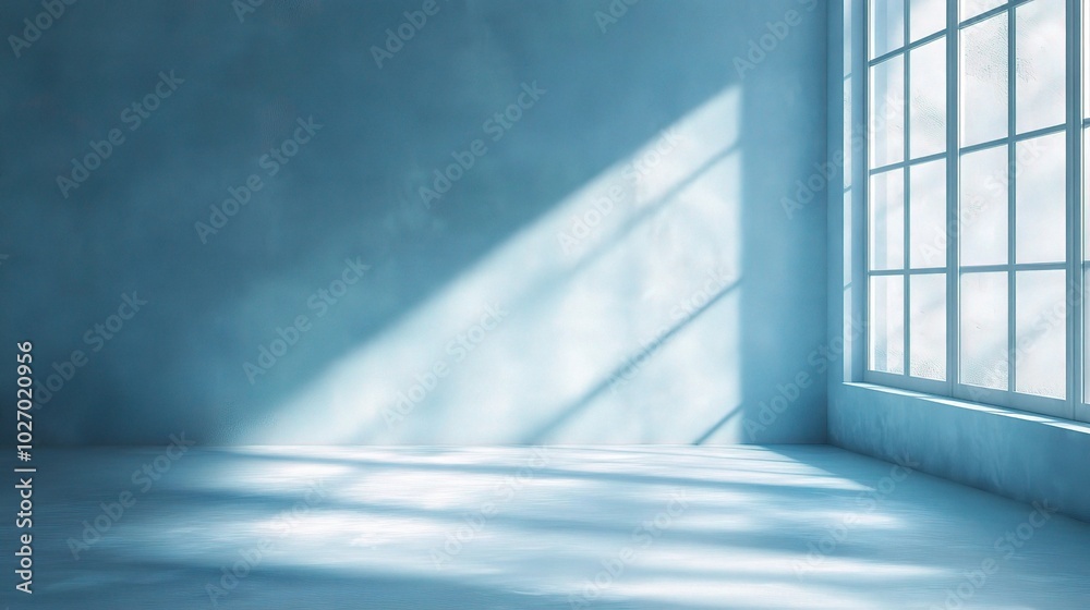 Obraz premium Light and Shadow in a Minimalist Room