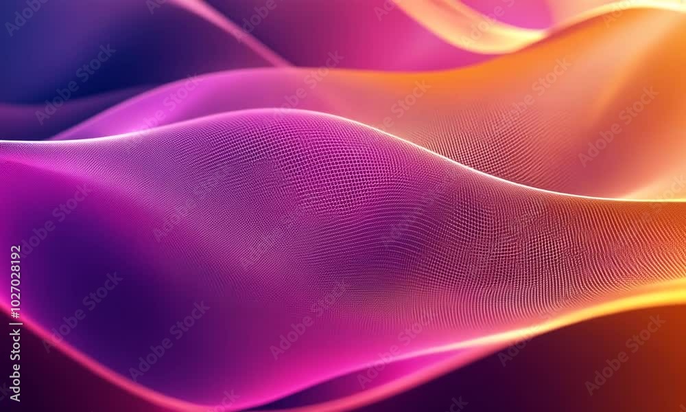 Abstract Waves of Light and Color