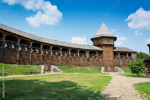 Famous Baturin Fortress in Ukraine