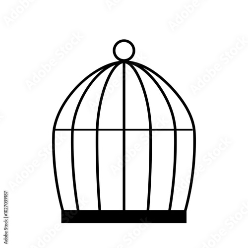 cage icon vector