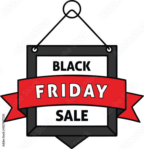 A sale banner icon cartoon vector
