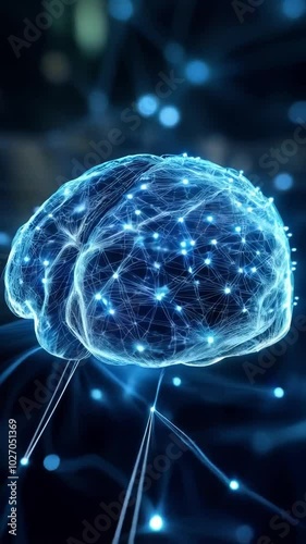 Glowing Neural Connections Exploring Brain Intelligence Through Technology