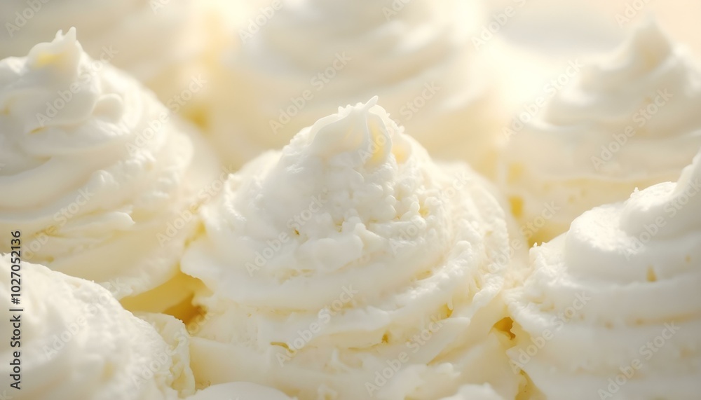 Creamy vanilla ice cream background. Close up. Selective focus. Creamy vanilla ice cream background. Close up. Selective focus.