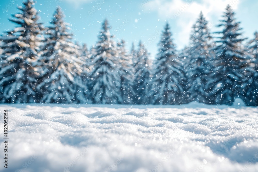 Winter season background created with Generative AI Winter season background created with Generative AI