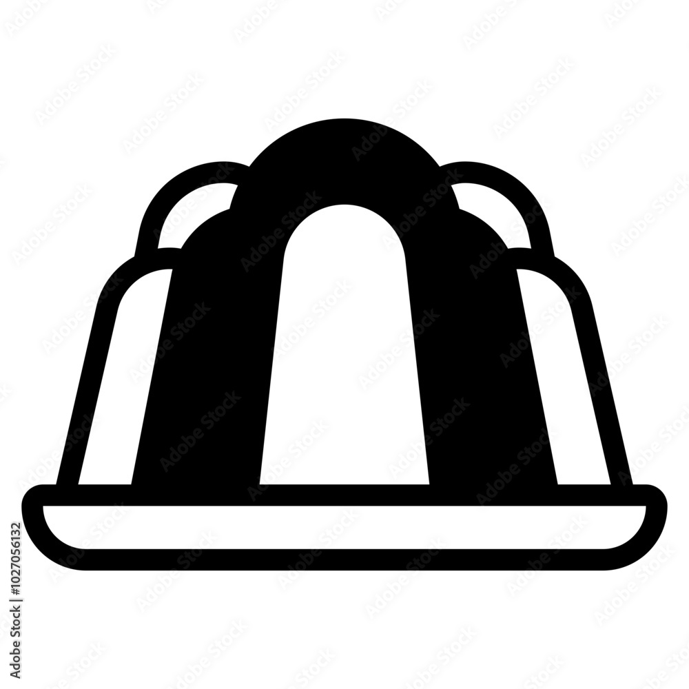 A visually appealing illustration of a gelatin dessert showcasing its unique mold shape and simplicity. Perfect for food lovers. A visually appealing illustration of a gelatin dessert showcasing its unique mold shape and simplicity. Perfect for food lovers.