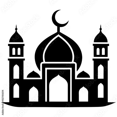 Mosque logo. Mosque. Logo. Islamic Mosque Logo Vector Icon. Islamic Mosque Logo Design. 