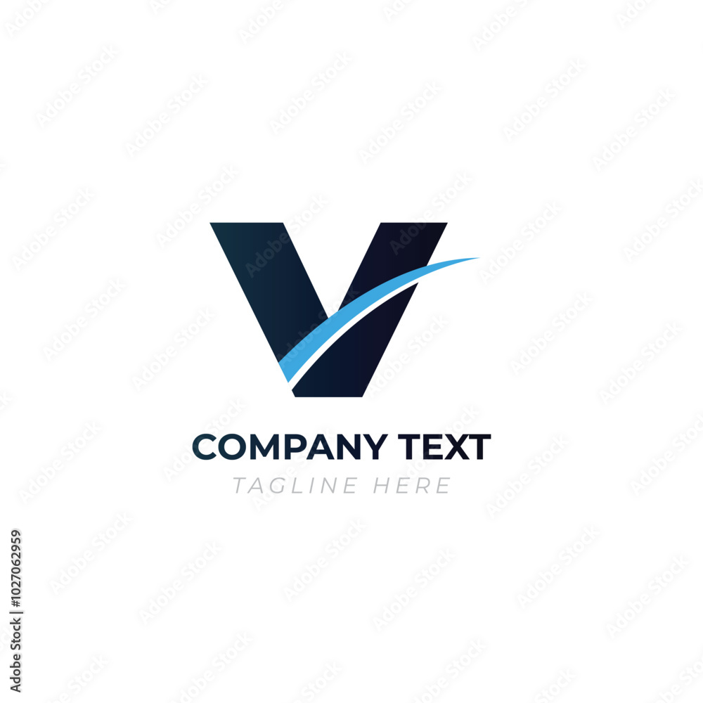 v Shaped blue steak a Unique and Memorable Logo for business v Shaped blue steak a Unique and Memorable Logo for business