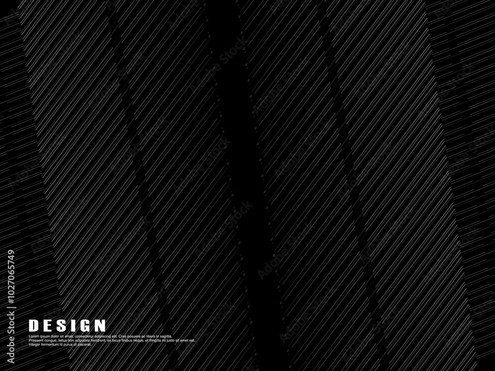 Black abstract geometric background. Modern shape concept. Black gradient lines poola background. Black abstract geometric background. Modern shape concept. Black gradient lines poola background.