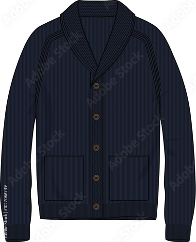 heavy cardigan for men