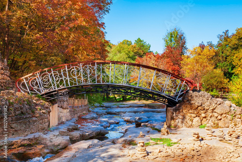 Bridge in Kislovodsk National Park photo