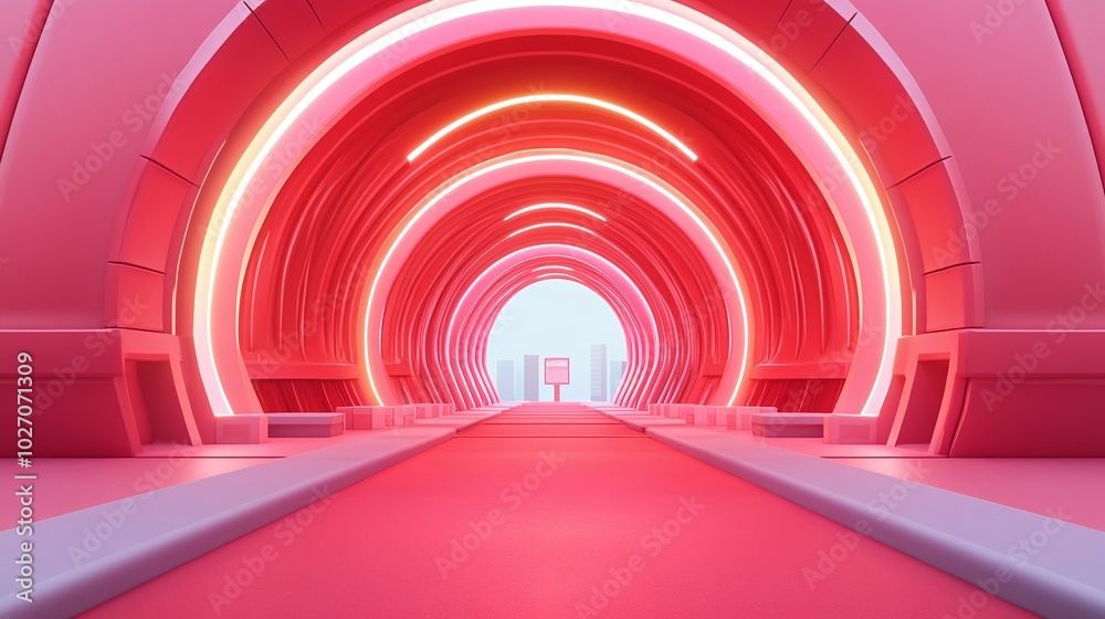 Double Eleven abstract architecture three-dimensional e-commerce space Double Eleven abstract architecture three-dimensional e-commerce space