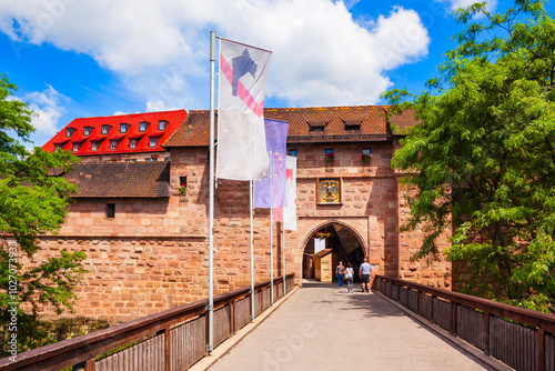 Handwerkerhof or Crafts Yard in Nuremberg photo
