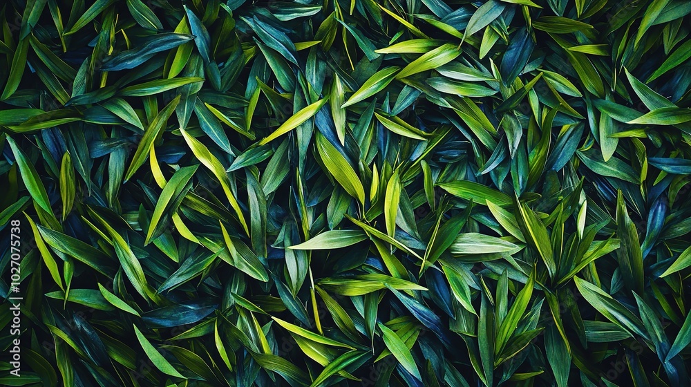 Fototapeta premium Lush Green Leaves Background for Natural Themes