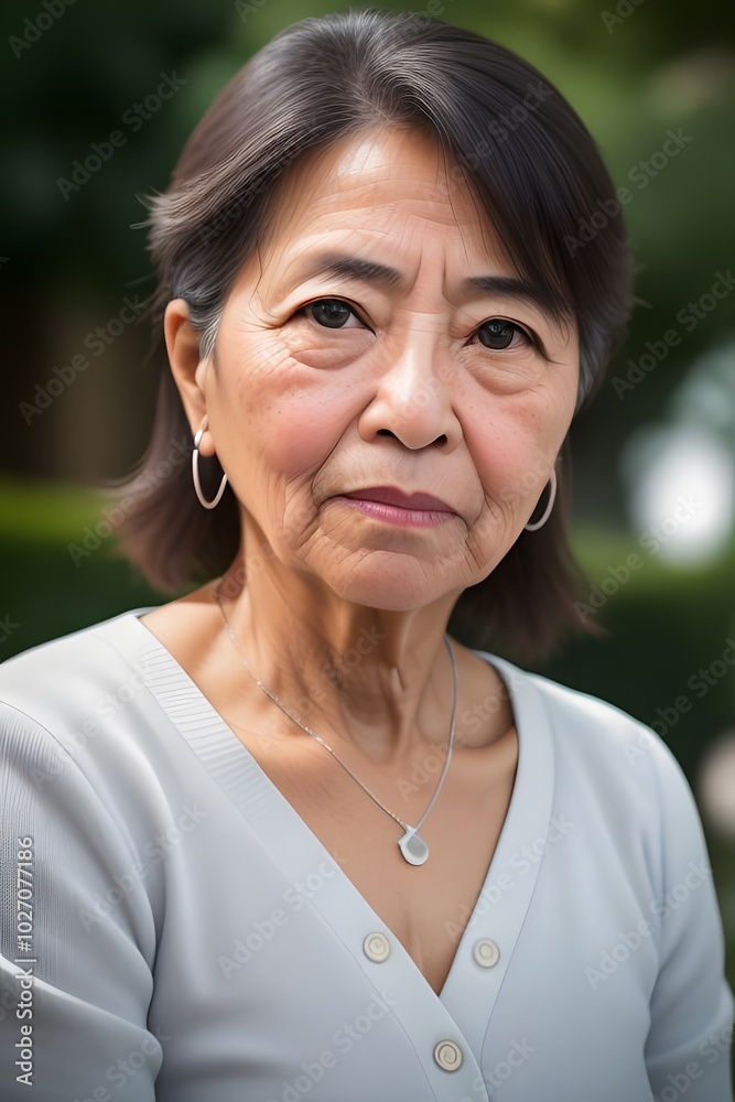 ia generated. portrait of a senior woman ia generated. portrait of a senior woman