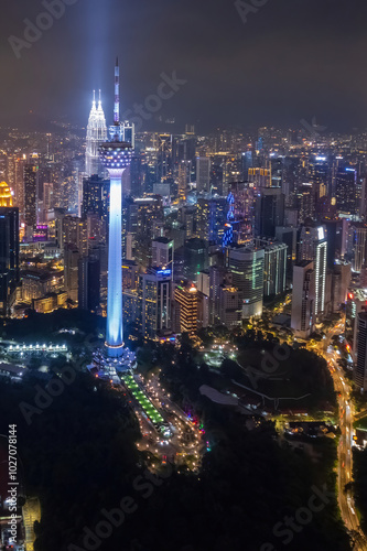Photography view of beautiful kuala lumpur city