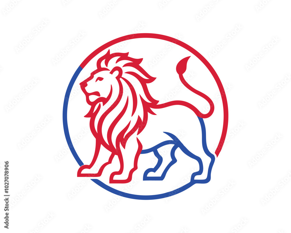 lion logo vector illustration. lion logo vector illustration.