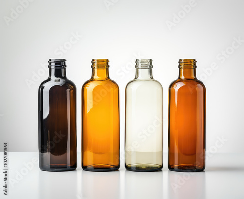 Transparent to Amber: Spectrum of Glass Bottles