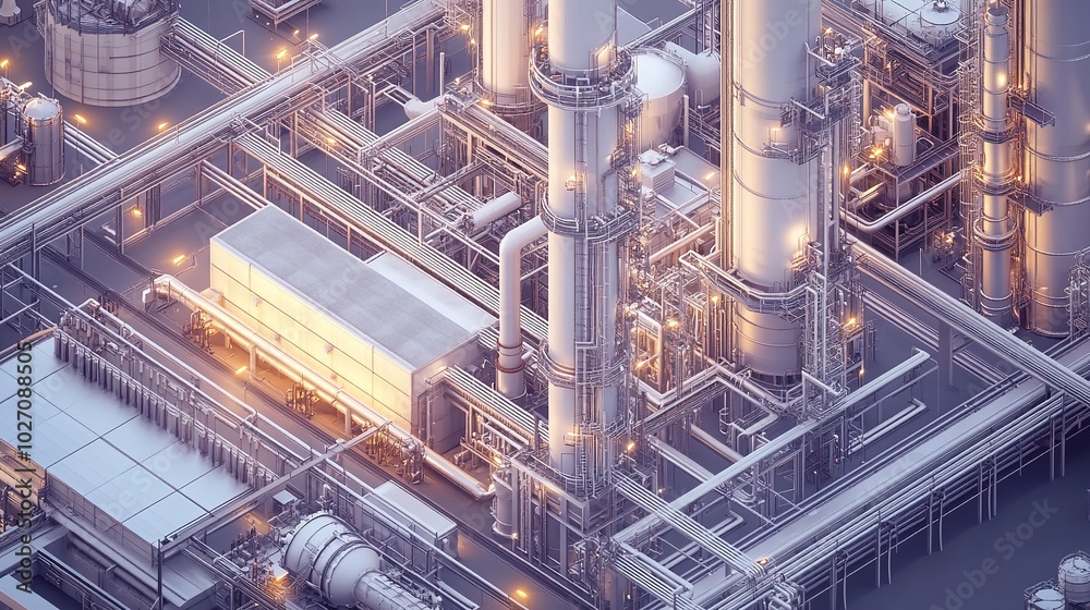 Futuristic Nuclear Power Plant with Pulsing Reactor Cores and Advanced Control Systems Futuristic Nuclear Power Plant with Pulsing Reactor Cores and Advanced Control Systems
