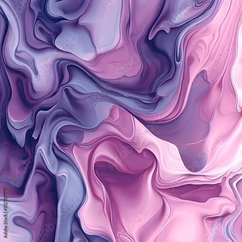 Abstract Pink and Purple Swirls