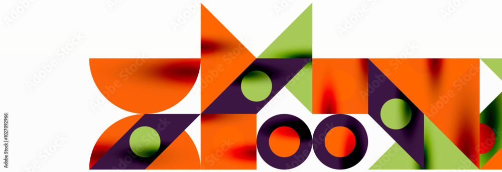 Trendy colorful circles, lines, arrows, triangles and other geometric shapes. Vector Illustration For Wallpaper, Banner, Background, Card, Book Illustration, landing page Trendy colorful circles, lines, arrows, triangles and other geometric shapes. Vector Illustration For Wallpaper, Banner, Background, Card, Book Illustration, landing page