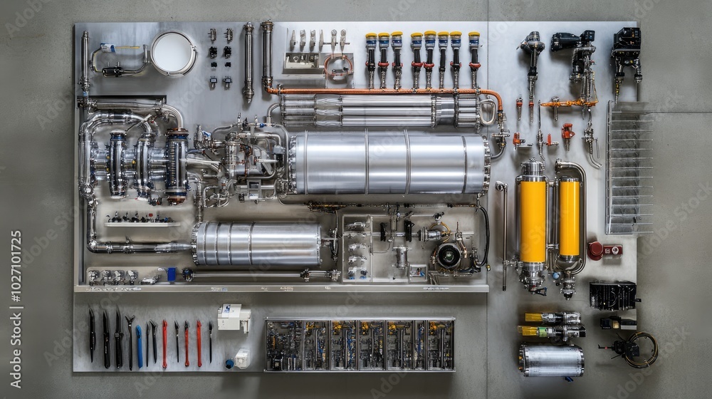Industrial Engineering Equipment Layout Display Industrial Engineering Equipment Layout Display