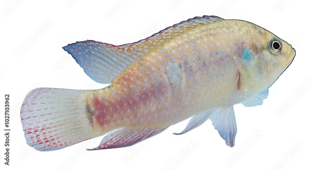 Fototapeta premium Fish shape over white background, fish clipart