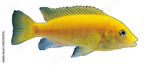 Fish shape over white background, fish clipart photo