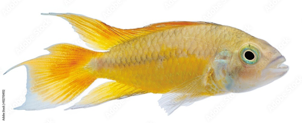 Fish shape over white background, fish clipart Fish shape over white background, fish clipart
