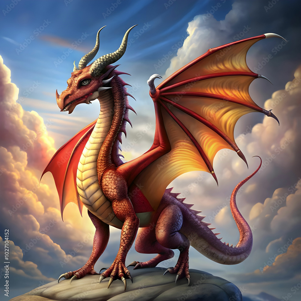 Obraz premium beautiful dragon