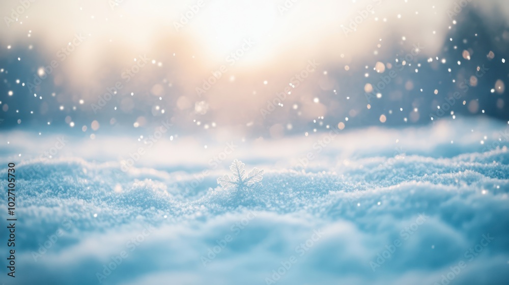 The Snowy Winter Landscape The Snowy Winter Landscape