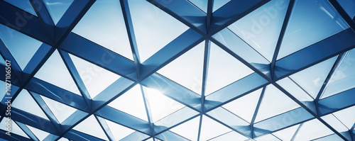 Futuristic Geometric Skylight Design in Modern Architecture