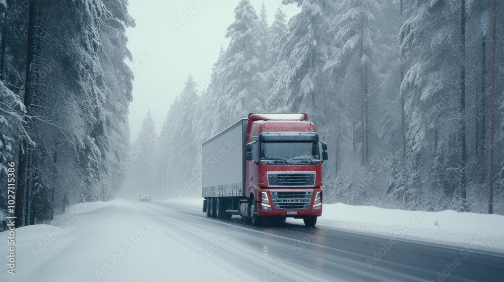 Winter Logistics: Trucking Through the Snow-Covered Forest Winter Logistics: Trucking Through the Snow-Covered Forest