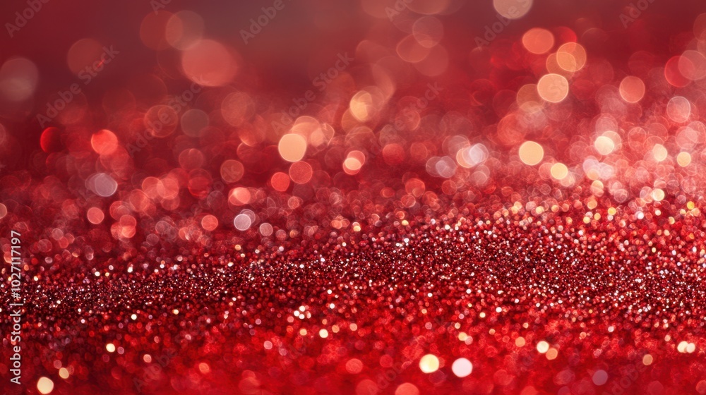 The Glittering Red Background The Glittering Red Background