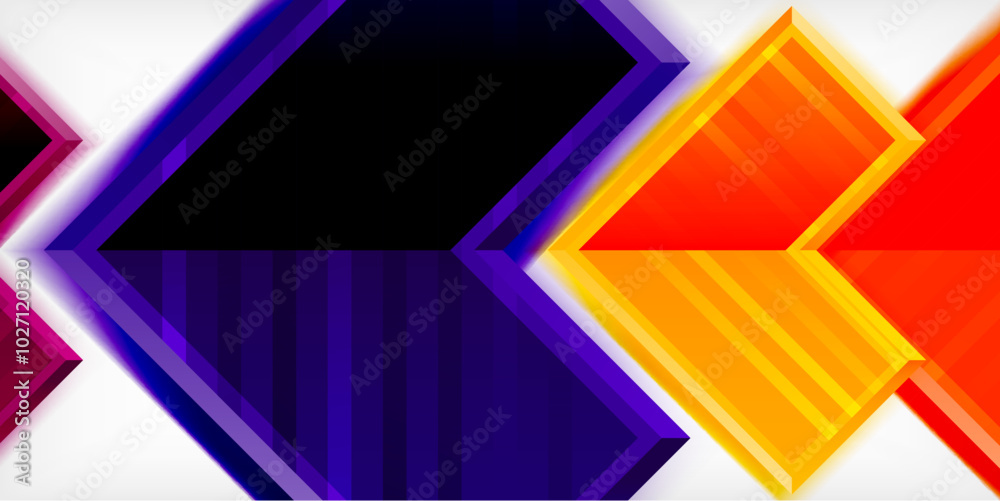 Arrow symbols created with 3d effects and line texture geometric abstract background Arrow symbols created with 3d effects and line texture geometric abstract background