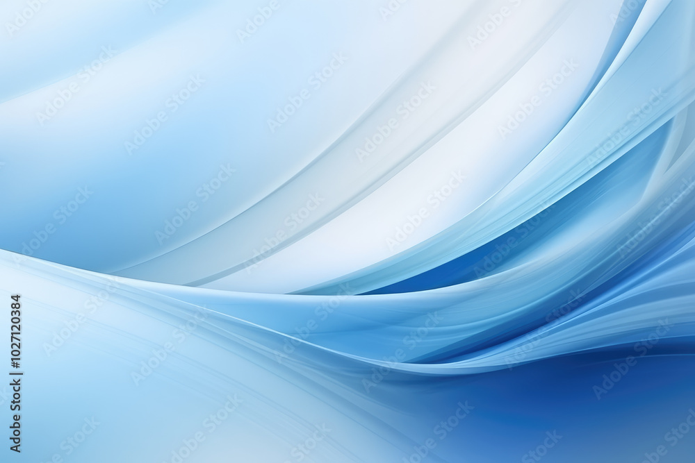 Serene Blue Abstract Silk Fabric Background Serene Blue Abstract Silk Fabric Background