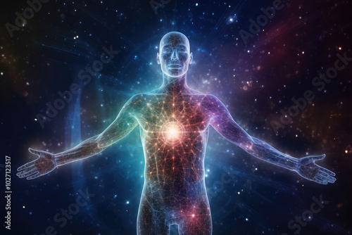 Cosmic Energy and Human Connection with Universe Concept