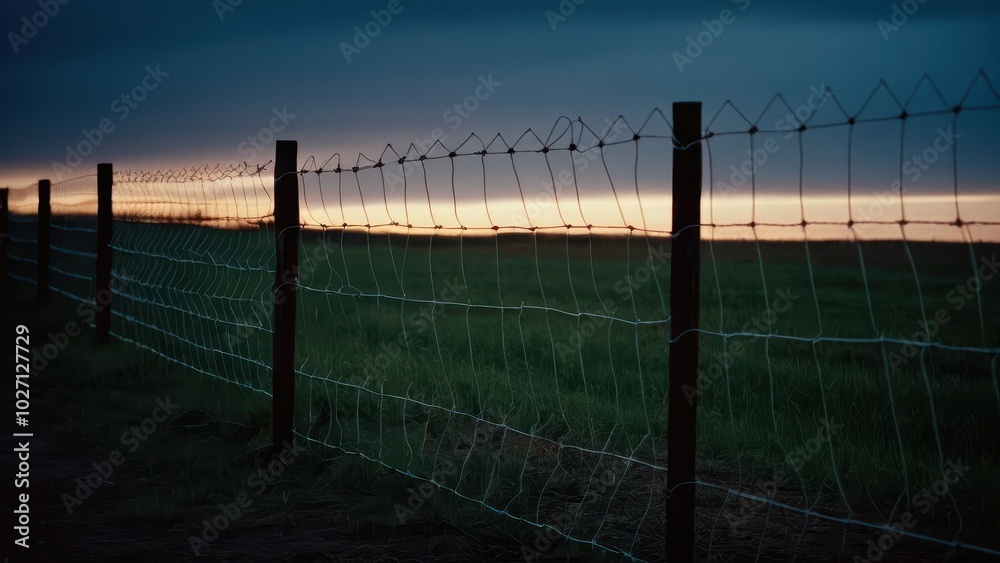 Simple fence illustration ideal for garden designs, real estate presentations, or DIY project planning visuals Simple fence illustration ideal for garden designs, real estate presentations, or DIY project planning visuals